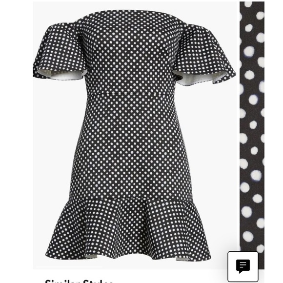SALONI | Amelia Dress, Neoprene Polka Dot Size 2 ❤️ - Picture 10 of 15